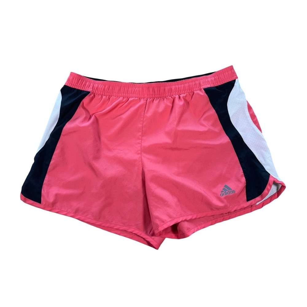 Adidas Marathon M10 Running Shorts Women's M/L Coral Pink Athleisure EUC
